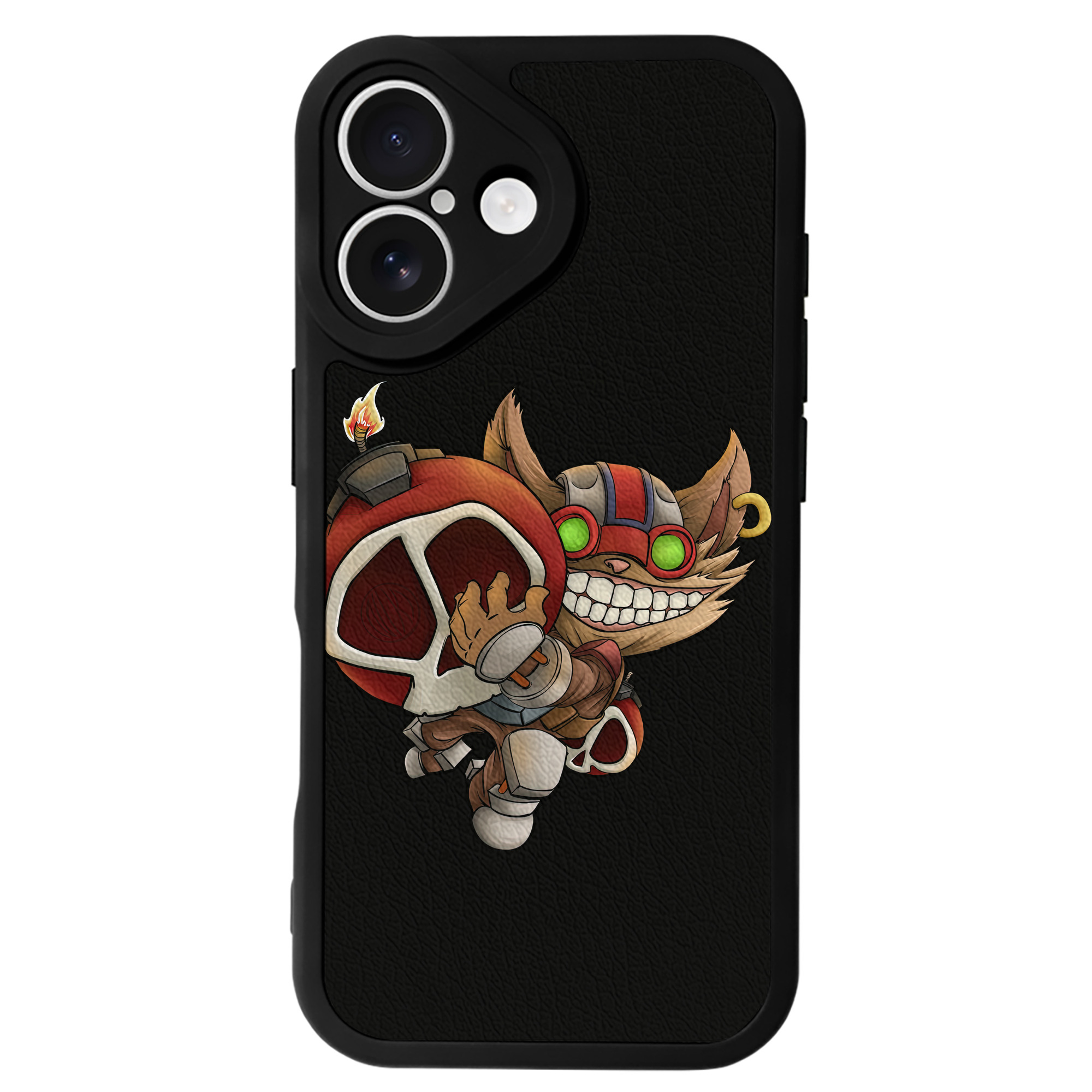 リーグ・オブ・レジェンド League of Legends LOL 【iPhone 16シリーズ対応】シリコンスマホケース（レザー調） 材質：シリコン